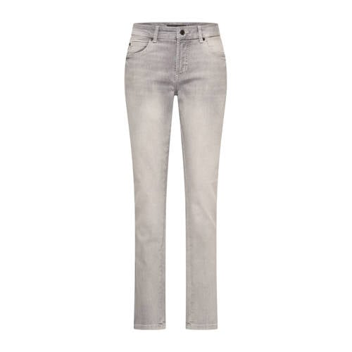 Claudia Sträter straight leg jeans grey denim afbeelding