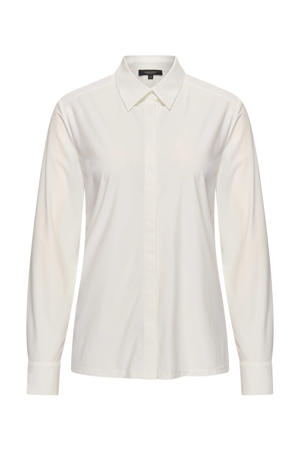 travelstof blouse wit