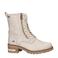 Mustang gevoerde veterboots ecru