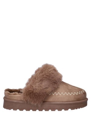 pantoffels bruin