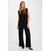 Morgan mouwloze top zwart met glitter