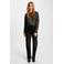 Morgan gebreide trui met wol grijs met glitter