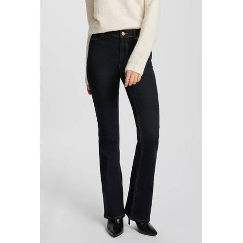 Morgan flared jeans dark blue denim afbeelding