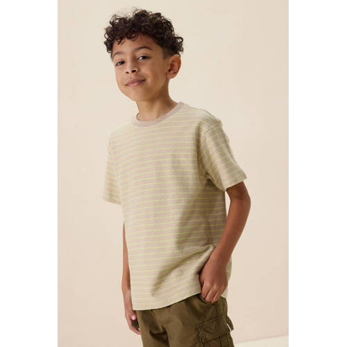 Sissy-Boy gestreepte T-shirt beige afbeelding