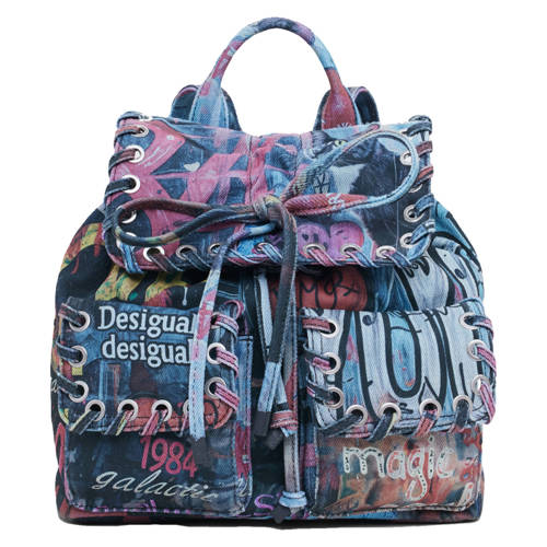 Desigual denim rugzak blauw afbeelding