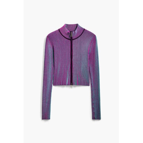 Desigual gebreid vest paars afbeelding