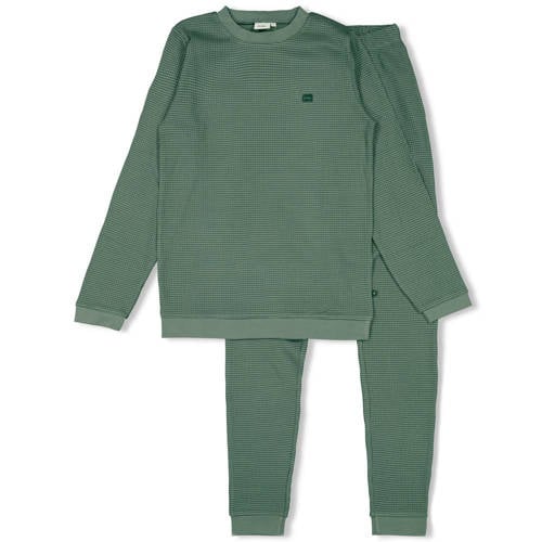 Feetje Wafelpyjama - Family Limited Edition zeegroen afbeelding