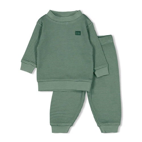 Feetje Wafelpyjama - Family Limited Edition zeegroen afbeelding