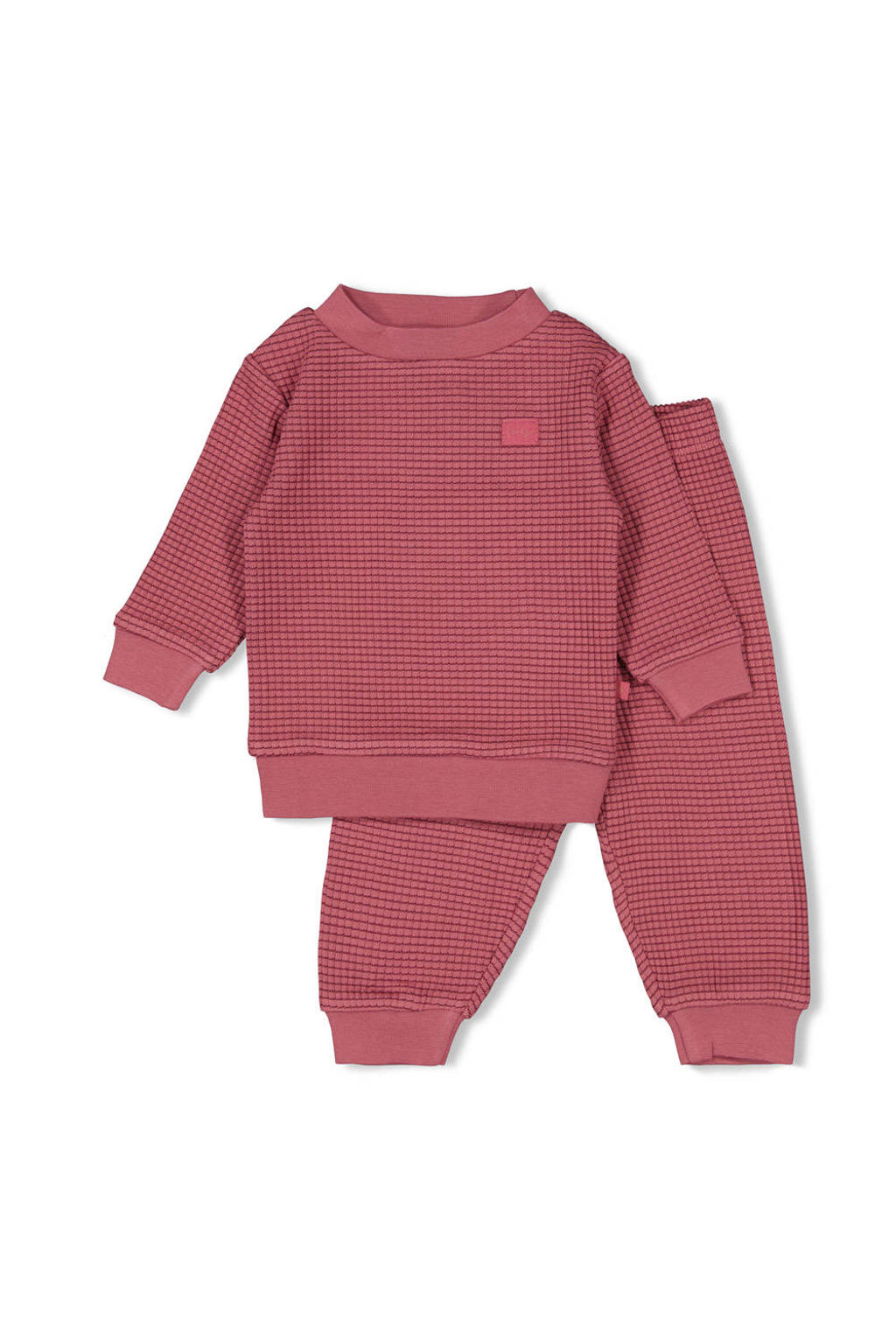 Feetje Wafelpyjama - Family Limited Edition berryrood