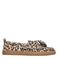 Poelman Silk suède bootschoenen met panterprint beige/bruin/zwart