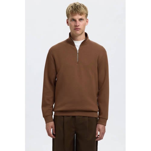 SELECTED HOMME sweater bruin afbeelding
