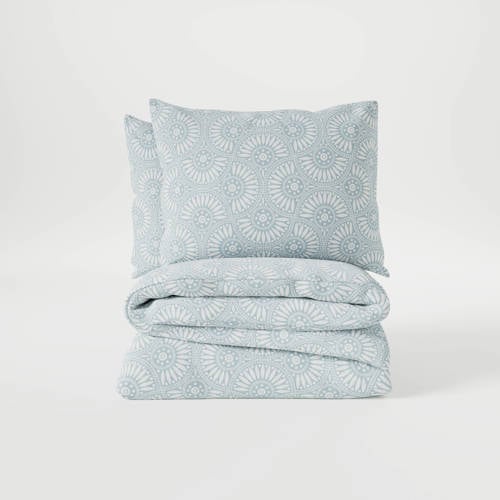 W katoen-polyester dekbedovertrek lits-jumeaux (240x220 cm) afbeelding