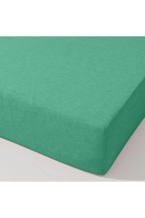 katoenen kinder hoeslaken (150x70 cm) - groen