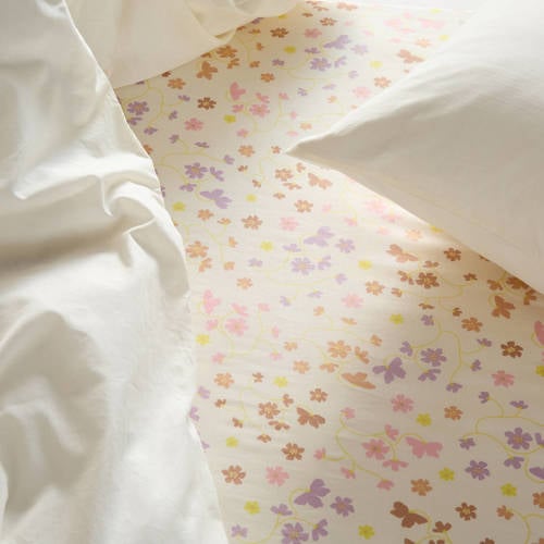 NOUS Kids katoenen hoeslaken (120x60 cm) - rainbow pony afbeelding