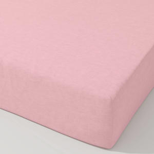 katoenen kinder hoeslaken (150x70 cm) - roze