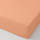W katoenen kinder hoeslaken (150x70 cm) - oranje