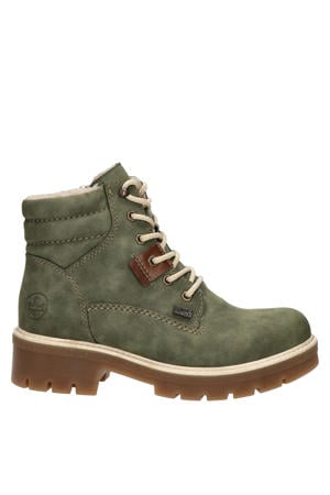 gevoerde veterboots groen