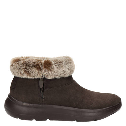 Skechers On-the-Go Encore gevoerde suède enkelboots bruin afbeelding