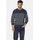 Babista katoenen regular fit gestreepte trui Plus Size - donkerblauw