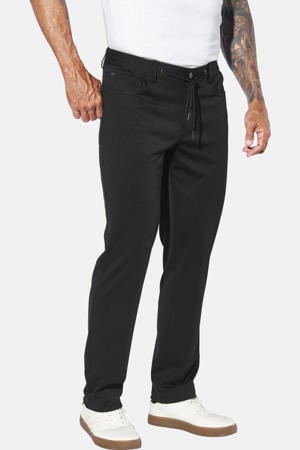 +FIT Collectie FJORDMARK loose casual broek Plus Size zwart