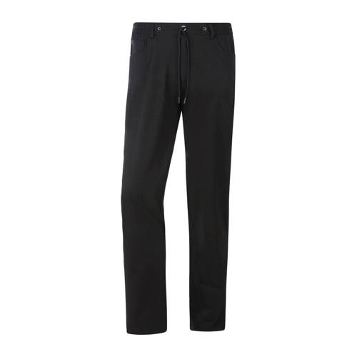 Jan Vanderstorm +FIT Collectie FJORDMARK loose casual broek Plus Size zwart afbeelding