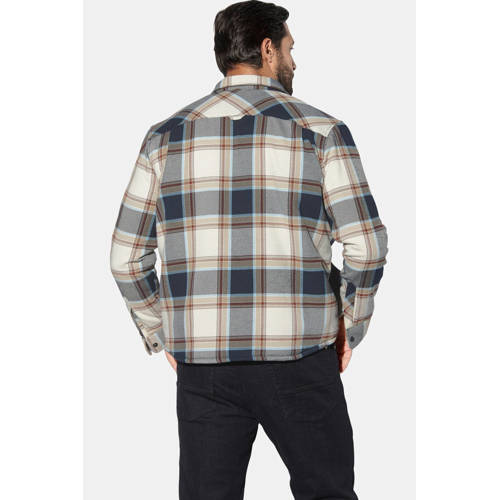 Jan Vanderstorm overshirt Plus Size donkerblauw afbeelding