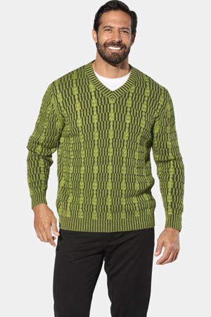 +FIT Collectie trui gebreid Plus Size AKSELHEIM groen