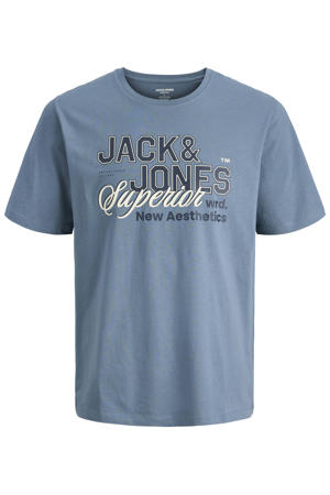 T-shirt grijsblauw