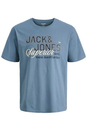 T-shirt grijsblauw