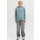 JACK & JONES JUNIOR hoodie lichtgroen