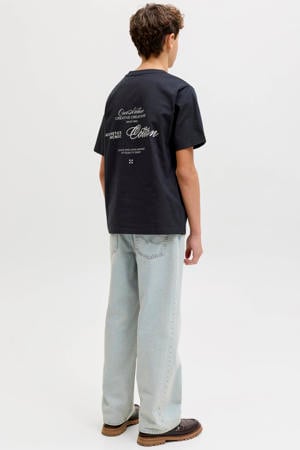 T-shirt met backprint zwart