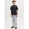 JACK & JONES JUNIOR T-shirt met backprint zwart