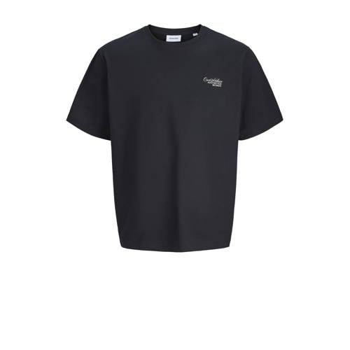 JACK & JONES JUNIOR T-shirt met backprint zwart afbeelding