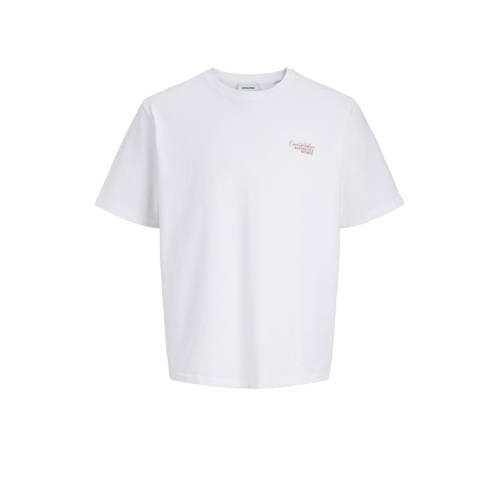 JACK & JONES JUNIOR T-shirt met backprint wit afbeelding