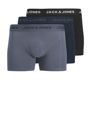 boxershort - grijs/donkerblauw/zwart (set van 3)