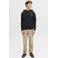 JACK & JONES JUNIOR hoodie met backprint zwart