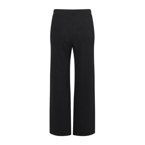 Elvira Collections wide leg high waist casual broek zwart afbeelding