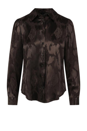 blouse donkerbruin