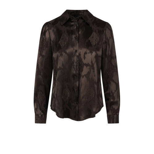 Elvira Collections blouse donkerbruin afbeelding