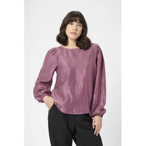 Kaffe blousetop roze afbeelding