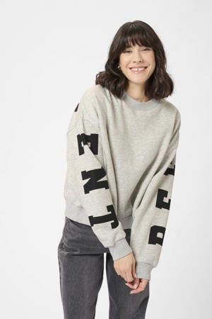 sweater grijs melange