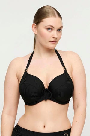 niet-voorgevormde beugel bikinitop Delray zwart