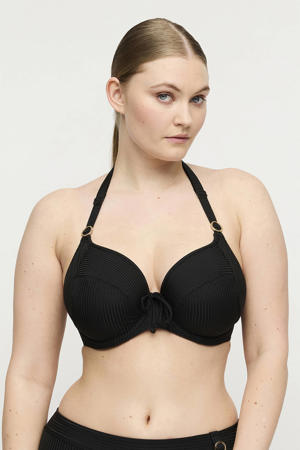 niet-voorgevormde beugel bikinitop Delray zwart