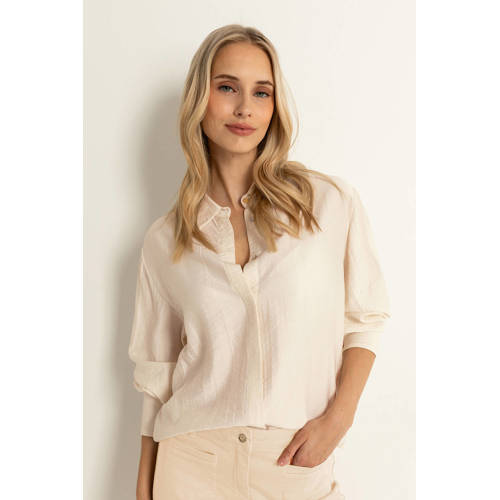 CLAUDIA BY CLAUDIA STRÄTER blouse crème afbeelding