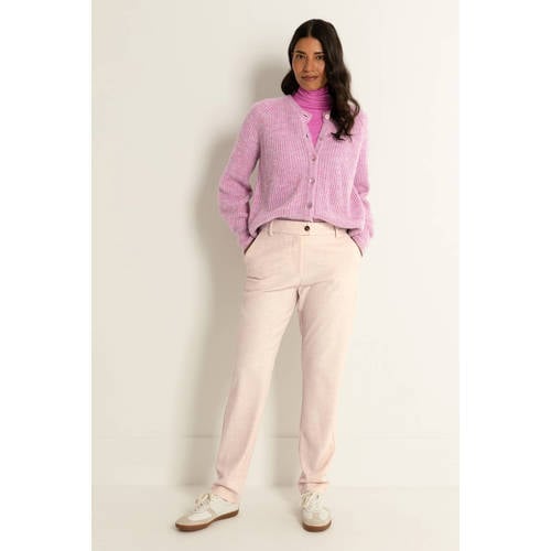 CLAUDIA BY CLAUDIA STRÄTER regular high waist casual broek beige afbeelding
