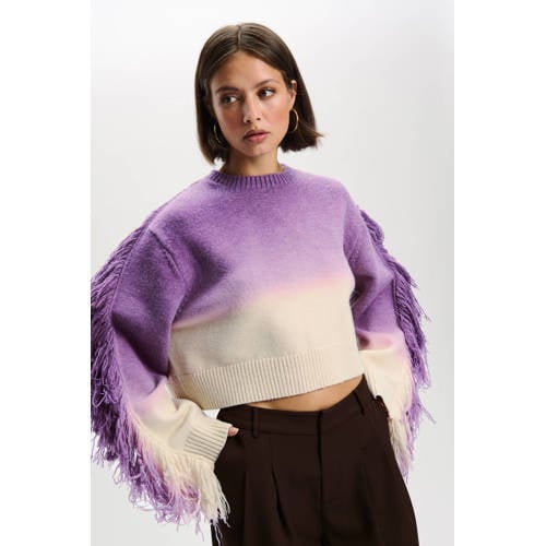 Refined Department cropped trui paars afbeelding