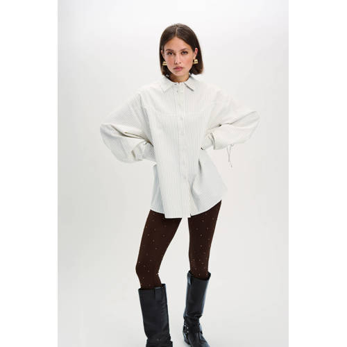 Refined Department gestreepte blouse crème afbeelding
