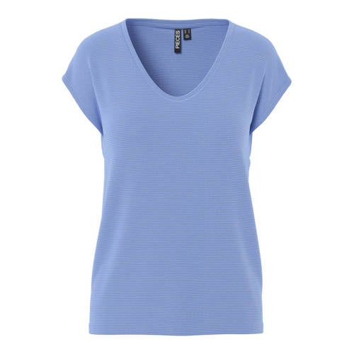 PIECES Curve T-shirt met lurex afbeelding