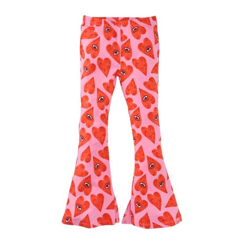 Z8 kids flared broek Sille roze/rood afbeelding