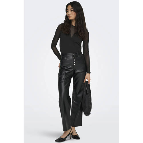 ONLY mesh top zwart afbeelding